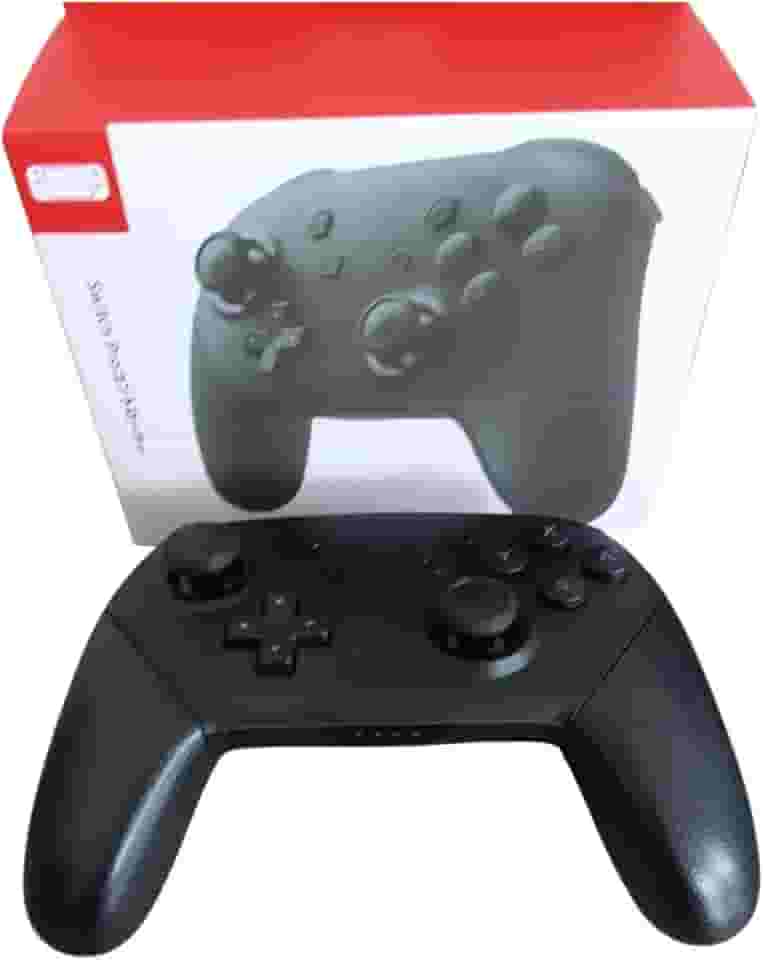 Controle Switch, Pro, Sem Fio, Vibração HD, Controle de Movimento, Funcionalidade Embutida (Preto)