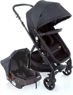 Cosco Kids, Travel System Poppy Duo, Preto Mescla