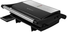 BE.SMART Chapa Grill Elétrico 1000W Preto/Inox 220V