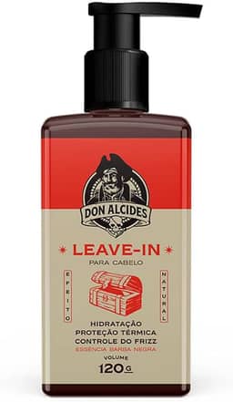 Leave-in Para Cabelo Masculino Barba Negra 120ml Don Alcides