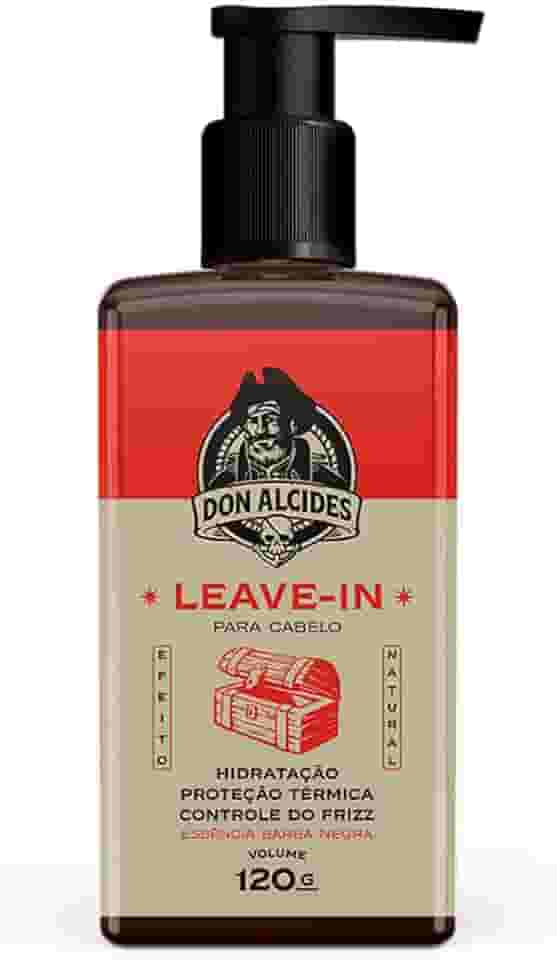 Leave-in Para Cabelo Masculino Barba Negra 120ml Don Alcides