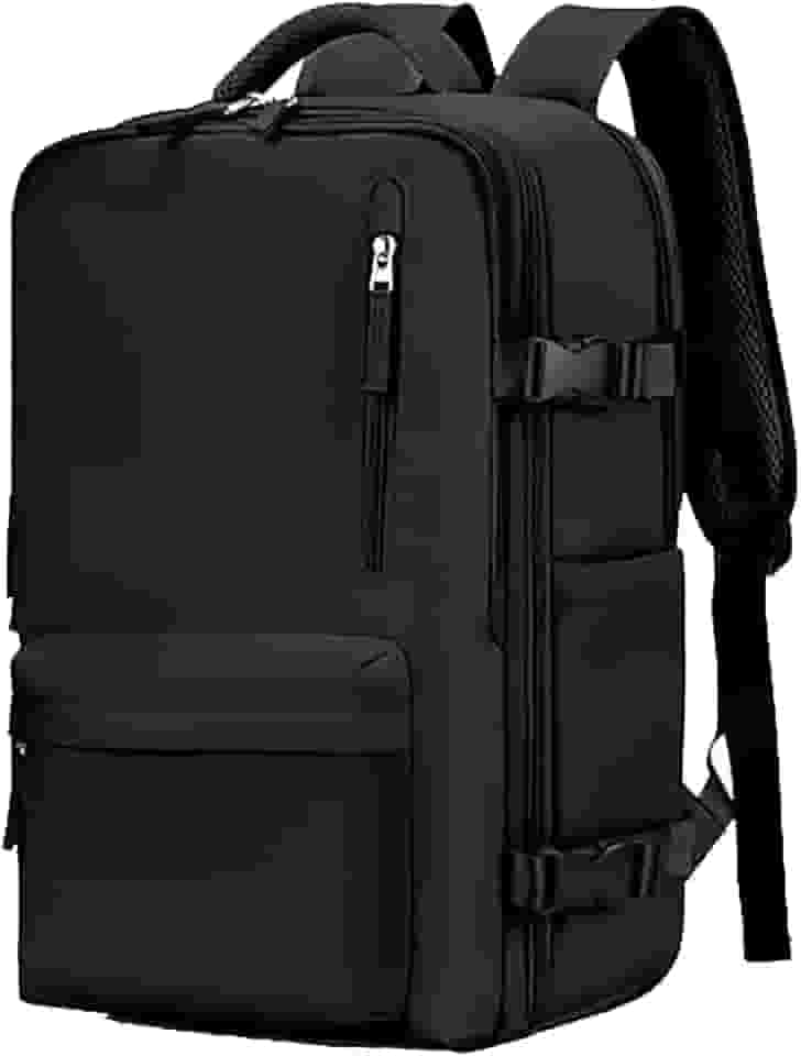 Mochila de Viagem Expansivel Masculina Feminina Mochila Para Notebook Executiva Impermeável Reforçada Cabo USB Mochilas Trabalho Escola Viagens Casual Grande Mala de Mão