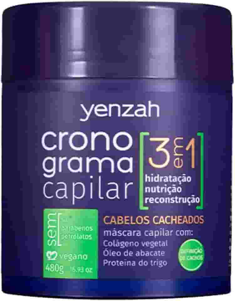 YENZAH - CRONOGRAMA 3 EM 1 - MÁSCARA CACHOS, Yenzah