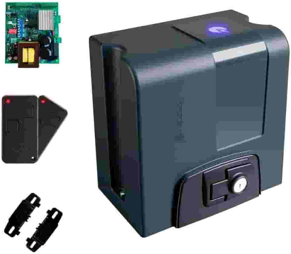 Kit 1 Motor Rossi Dz Nano Nitro 2 Control Portão 650kg