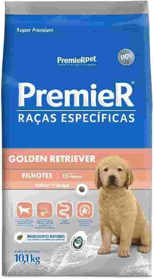 Ração Premier Raças Específicas Golden Retriever Filhotes Sabor Frango 10,1kg