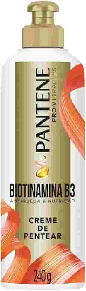 Pantene PRO-V Miracles Creme de Pentear Antiqueda & Nutrição Biotinamina B3 para cabelos com queda 240g