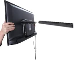 Suporte de parede para TV Studless, suporte de TV de drywall resistente para TVs de tela plana de 32 a 75 polegadas, sem parafusos, sem perfuração, sem âncoras, fácil instalação com todas as ferragens