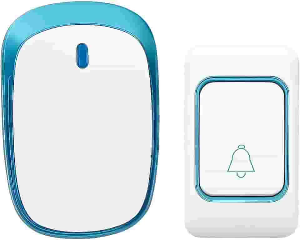 Campainha Sem Fio Residencial Bivolt Longo Alcance Comunicação com Idosos 36 Tipos Toques Leve Resistente Premium