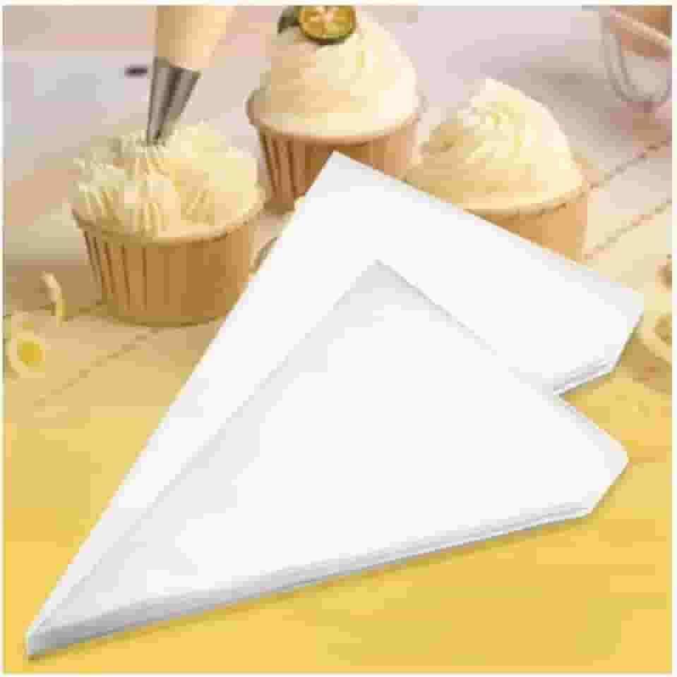 100 Sacos Confeitar 23cm x 16cm Torta Doce Bolo Cupcake Confeitaria Confeiteiro