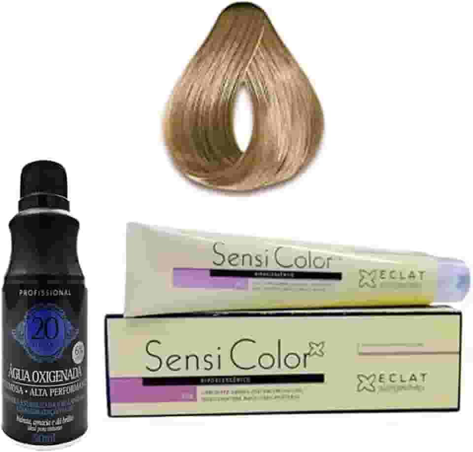 Tinta Sensi Color Alergoshop 9.0 Louro Claro + OX