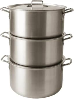 Jogo de Panela Feijoada Caldo de Alumínio 3 Peças