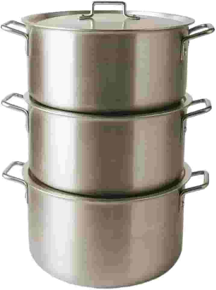 Jogo de Panela Feijoada Caldo de Alumínio 3 Peças