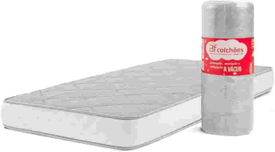 Colchão Solteiro de Espuma D33 a Vácuo 88x188cm BF Colchões