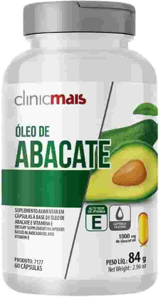 Óleo de Abacate Clinic Mais 60 Cápsulas 1000mg 84g