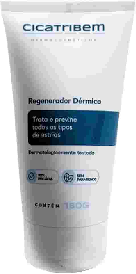 Creme para Estrias Cicatribem 150g - Creme Corporal Previne Estrias e Hidrata com 96% de Eficácia