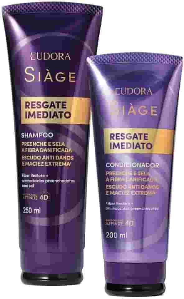 Combo Siàge Resgate Imediato: Shampoo 250ml + Condicionador 200ml