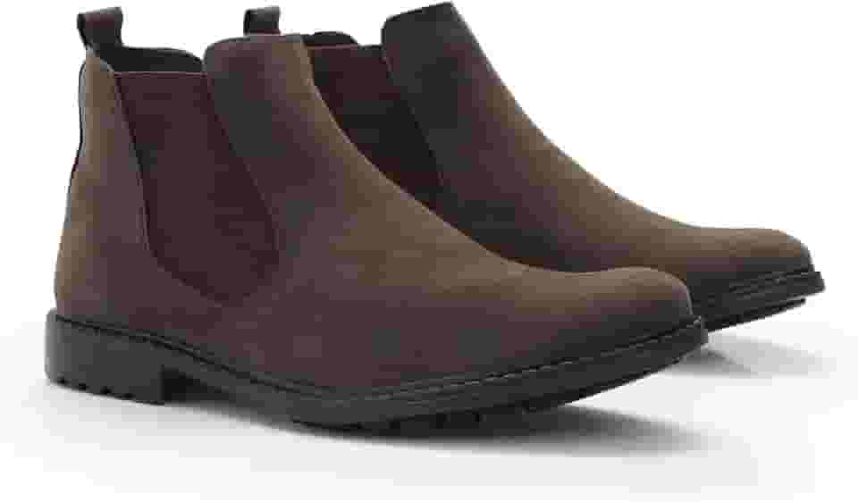 Botina Bota Masculina Chelsea Leve Macia Confortável