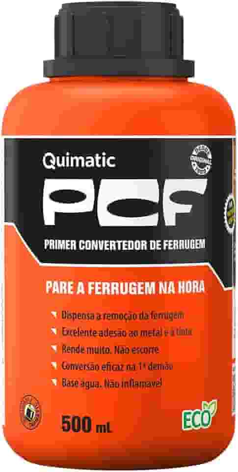 PCF Fundo Convertedor de Ferrugem 500 mL Quimatic Tapmatic