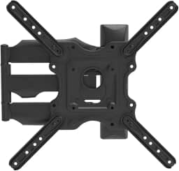 Suporte de TV Articulado de Parede, Função Avanço e Recuo, Giro Horizontal de Até 90°, VESA 100x100 a 400x400mm, 26' a 75', Preto, A02V4N, ELG