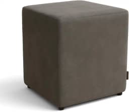 Puff Banqueta Quadrado Cubo Assento Decoração Conforto Eventos Comodidade Sala Quarto (Cinza Suede)