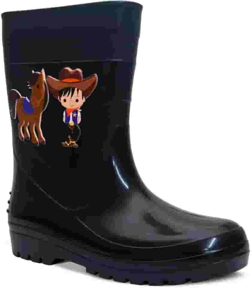 Bota Infantil Masculina Nº 25 ao 34 Botinha Galocha Menino Country Cowboy 09.49