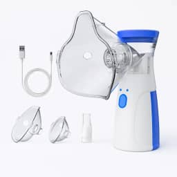 Nebulizador Inalador Ultrassônico Portátil Sem Fio Recarregável USB – Silencioso, Compacto, Ideal para Crianças, Adultos e Idosos – Alívio Respiratório Diário Premium