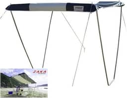 Zaka - Gazebo Tenda Alumínio Para Camping Acampamento Praia Riviera 2,3 x 2,3m