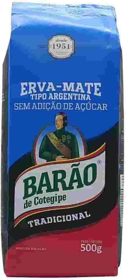 Erva Mate para Chimarrão Barão Tipo Argentina 500gr