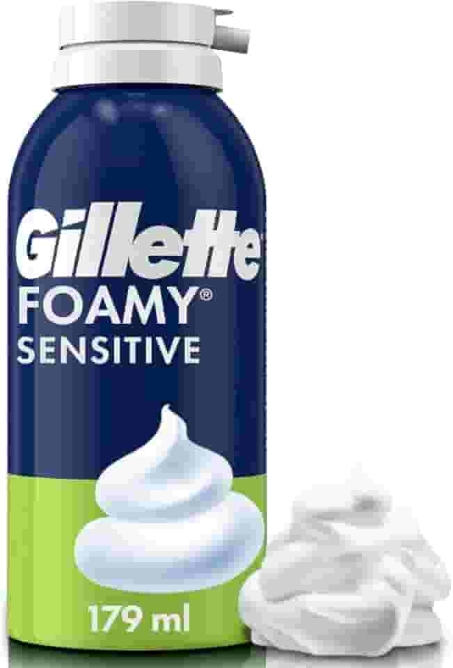Gillette Espuma De Barbear Foamy Sensitive 175G