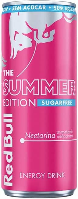 Red Bull Energético, Summer Edition, Nectarina, Sem Açúcar, 250ml