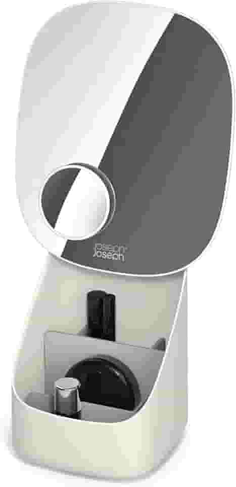 Joseph Joseph Viva Organizador de Maquiagem para Cosméticos, Grande com Espelho, Concha