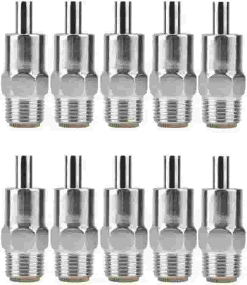 Bebedouro Automático para Hamster Porco da Índia Coelho, Aço Inoxidável, Anti-Vazamento, Kit com 10 Unidades