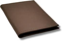 Carteira Slim Masculina Couro Legitimo Porta Cartão | Embalagem personalisada VÉRSIDON (Marrom Escuro)