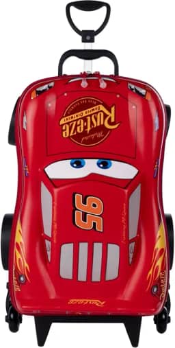 Mochilha Infantil Rodinha Carros Relâmpago Mcqueen 3d Maxtoy