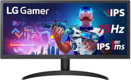 Monitor Gamer LG 25.7" UltraWide Full HD 75Hz 1ms Preto 26WQ500-B.AWZM