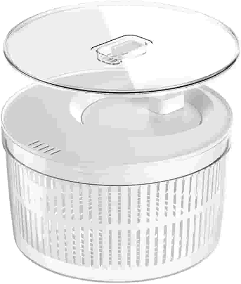 Ou Kit Organizador e Secador de Saladas 5,5L Natural Linha Clear Fresh