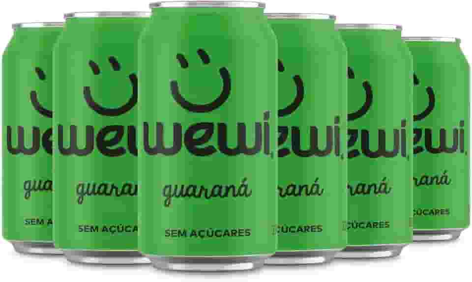 Guaraná Natural Zero Açúcar lata 350ml pacote com 6 unidades