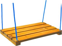 Balanço de Madeira Infantil e Adulto, Grande, Certificado Pelo Inmetro, Ideal para Adultos e Crianças Maiores de 3 Anos