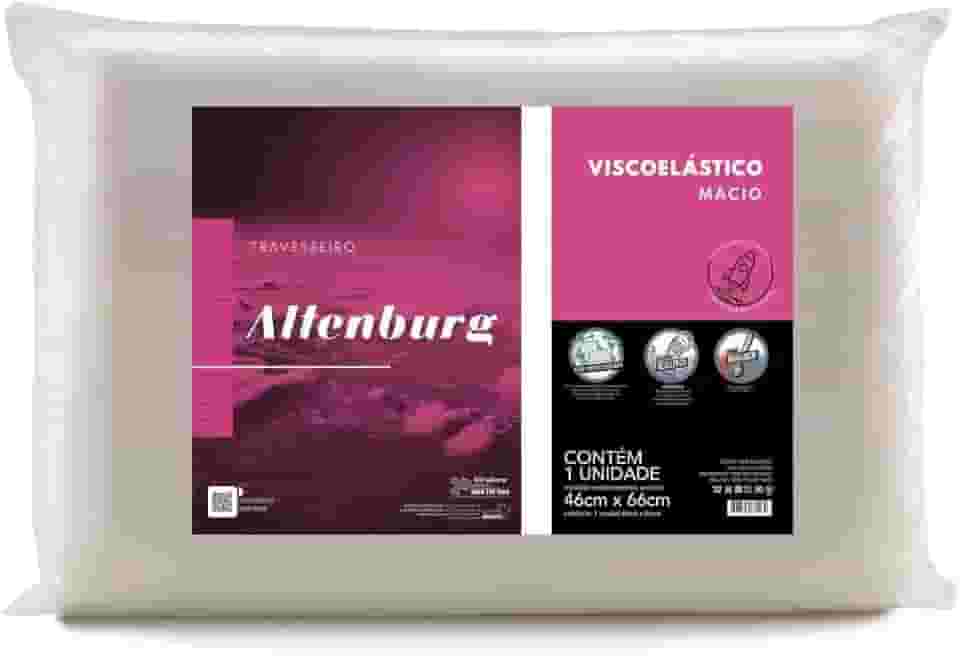 Travesseiro Altenburg Viscoelástico Nasa antipressão Marfim