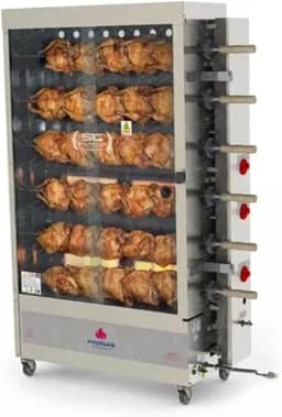 Forno rotativo infravermelho para 30 frangos pr631 - progás