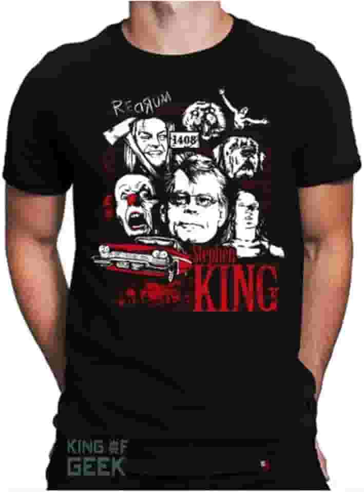 Camiseta Stephen King Terror Iluminado It A Coisa Filme Geek