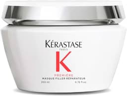 Kérastase Máscara Première Masque Filler Réparateur, Todos os tipos de cabelos danificados, Reparador de preenchimento, Hidrata e fortalece, Peptídeo e Glicina, 200ml