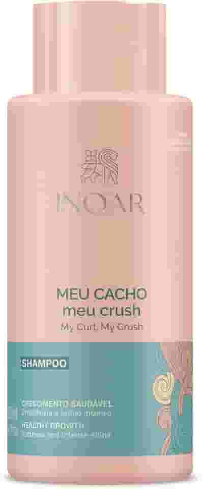 Inoar, Meu Cacho Meu Crush, Shampoo, Limpeza Suave, Hidratação e Definição para Todos os Tipos de Cachos - 500g