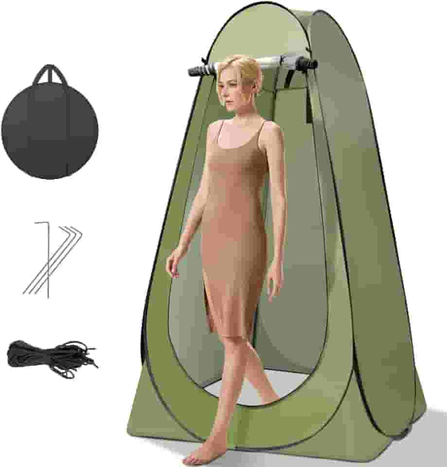 Banheiro Camping, Barraca de Camping, 190 * 120 CM Barraca Trocador De Roupas Banheiro Camping Monta Sozinha, Tenda Bolsa Portátil, Barraca de Acampamento, Campismo