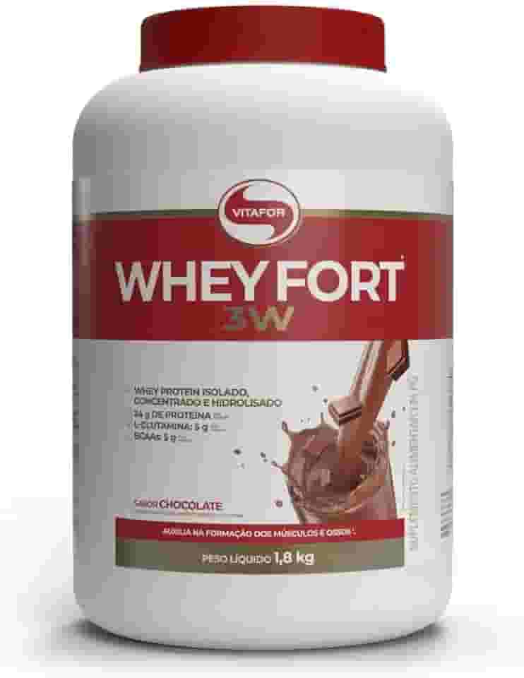 Vitafor - Whey Fort 3W - 1,8Kg - Chocolate