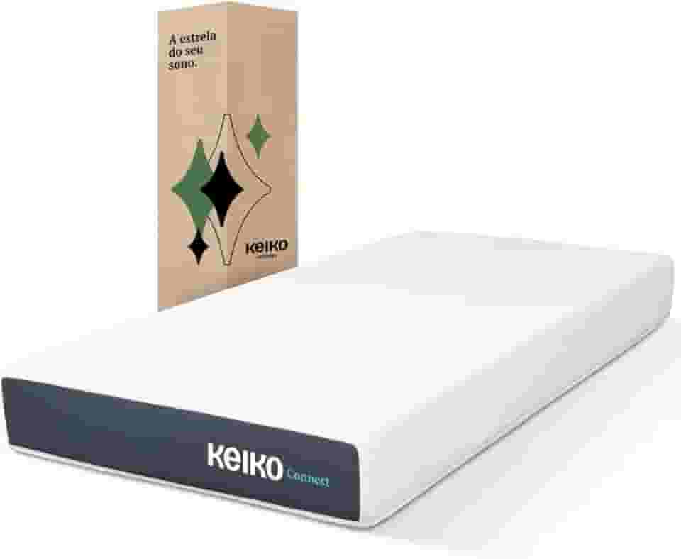 Colchão Solteiro 100% Espuma D33 Magnético 18cm Keiko