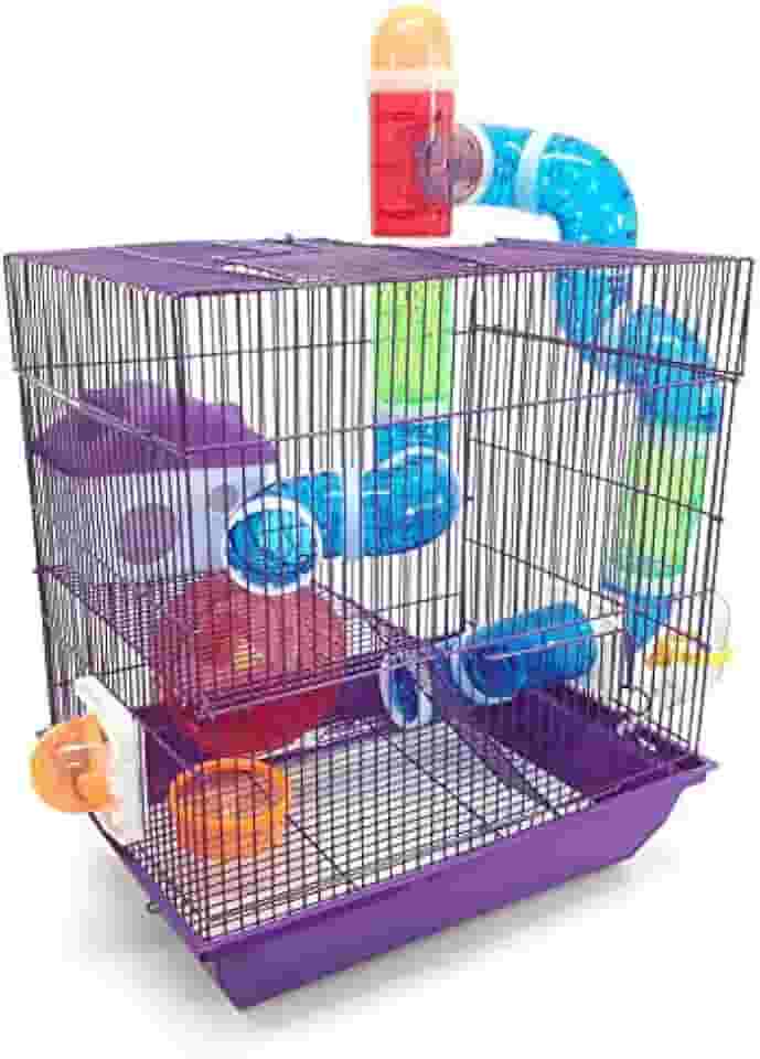 GAIOLA HAMSTER LABIRINTO 2 ANDARES-AP221