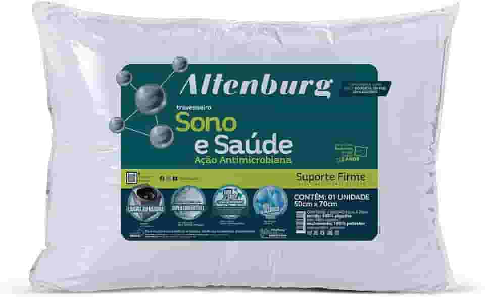 Travesseiro Sono e Saúde Altenburg Branco Tecido