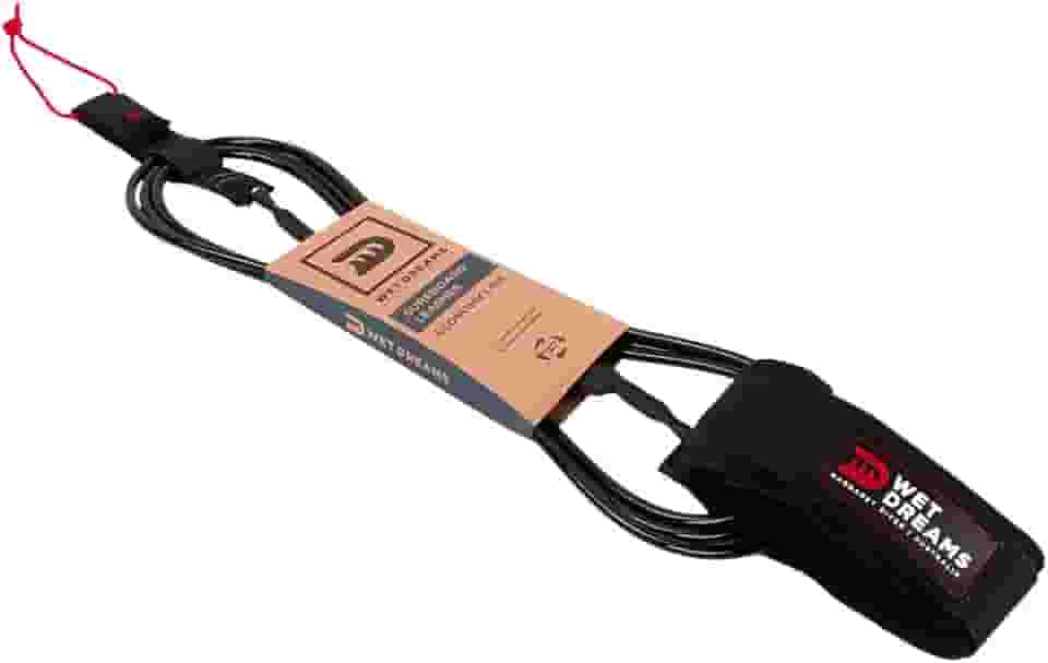 Leash Strep Cordinha Para Prancha de Surf Longboard Joelho Panturrilha 10' Wet Dreams 2 Giradores