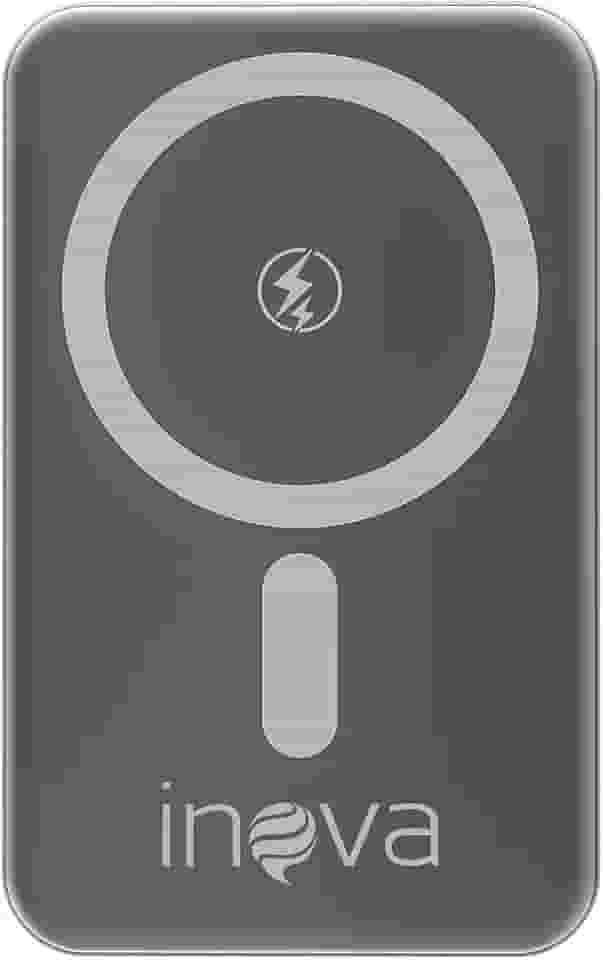 Power Bank 10000mAh com Caregamento por inducǎo, Carregador Sem Fio Portátil Magnético com Cabo Tipo-C 20W PD Carregamento Rápido, Compativel com Celulares ioS e Android (Cinza, Amperes Horas, 10000)